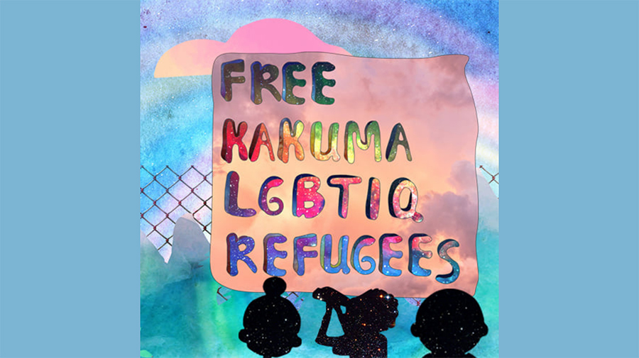 En solidaridad con la comunidad LGBTQ+ del campamento de Kakuma