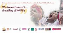 Indispensable Measures to ensure the Holistic Protection And Leadership of WHRDs