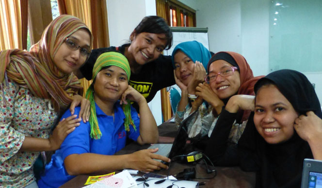 writeshop for grassroots women of Indonesia