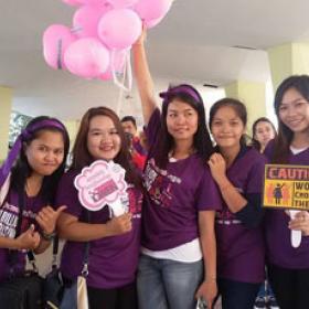young women of Cambodia at the One Billlion Rising 2016
