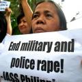 end military and police rape
