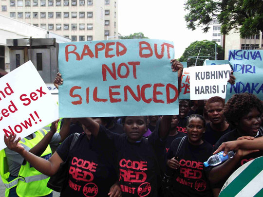 Raped but not Slienced: Code Red Against Rape in Zimbabwe