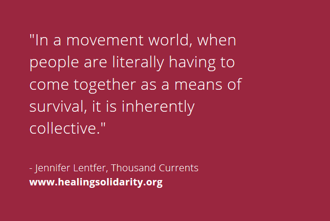 Healing Solidarity movements quote