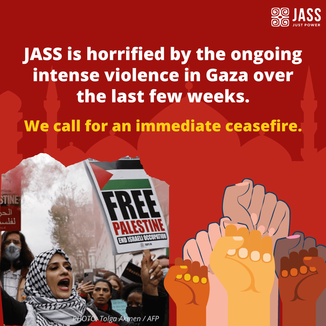 Gaza: JASS calls for an immediate ceasefire